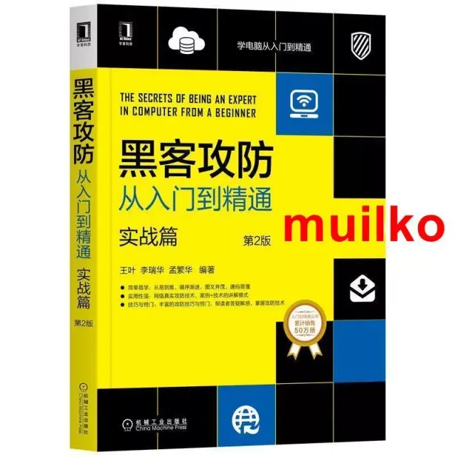 黑客攻防從入門到精通 實戰篇 第2版 封面
