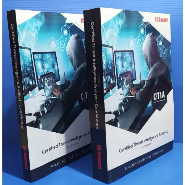 EC-Council CTIA (Certified Threat Intelligence Analyst) 官方認證教材 w/ iLabs 實驗室操作手冊 封面
